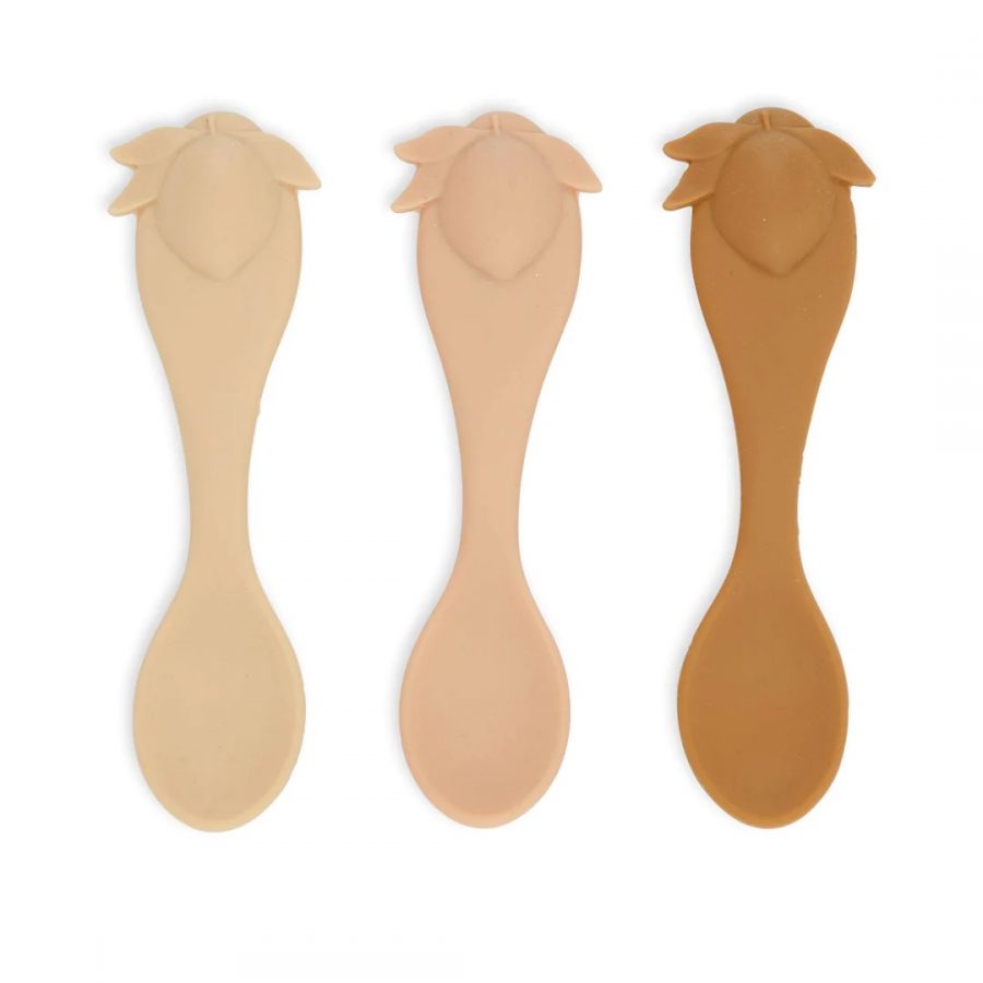 Konges Sløjd 3 vnt. lemon spoon silicone - rose