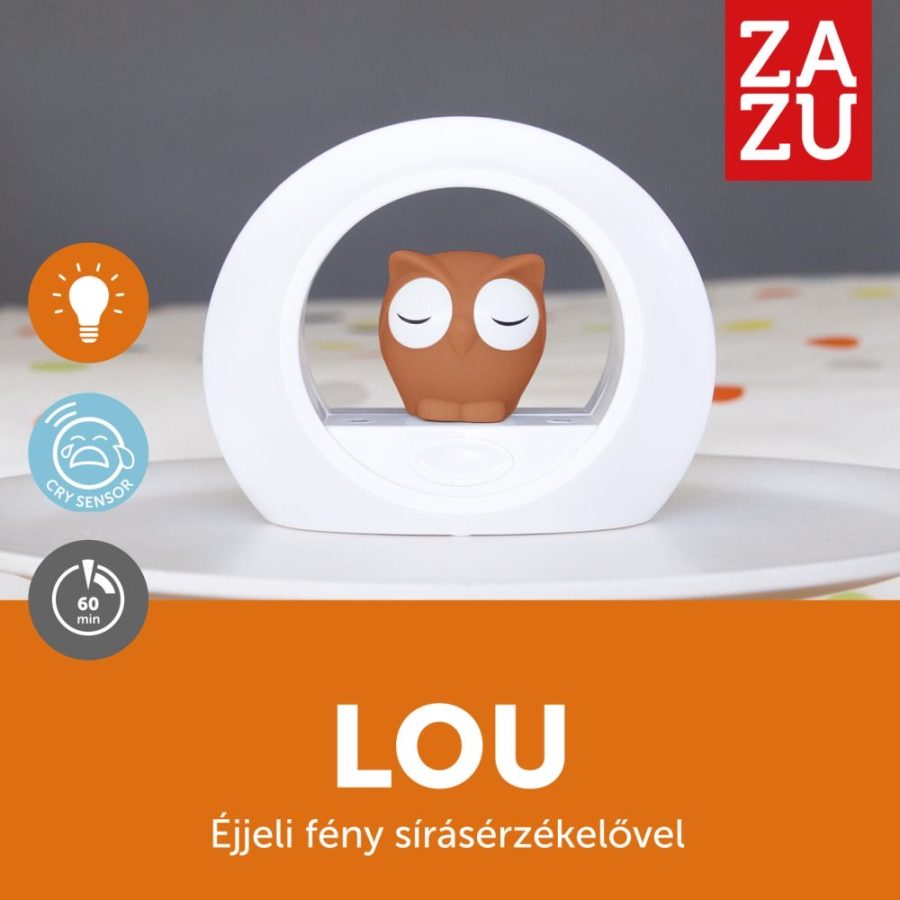 ZAZU balsu suaktyvinama naktinė lempa - Pelėdžiukas LOU - Image 3