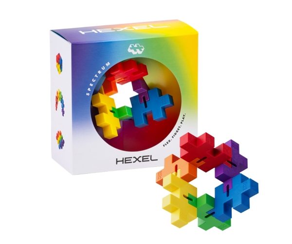 Plus Plus antistresinis žaislas, Hexel Spectrum