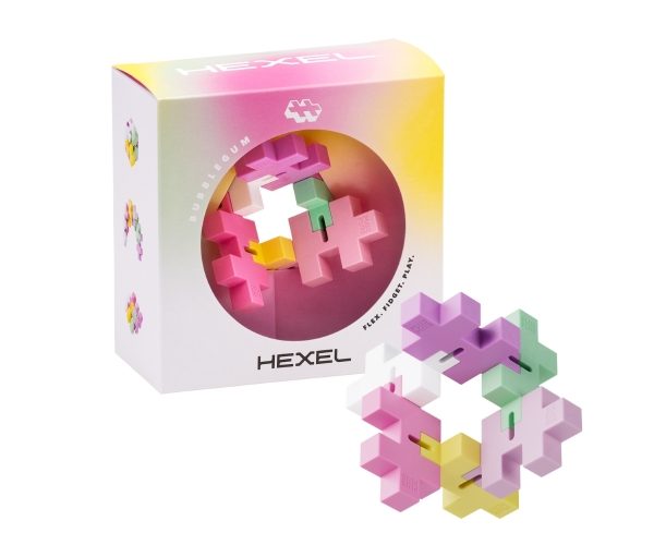 Plus Plus antistresinis žaislas, Hexel Bubblegum