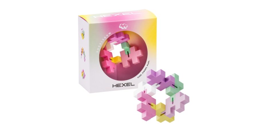 Plus Plus antistresinis žaislas, Hexel Bubblegum