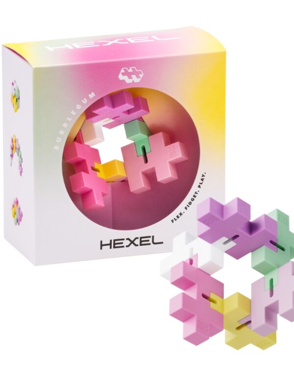 Plus Plus antistresinis žaislas, Hexel Bubblegum