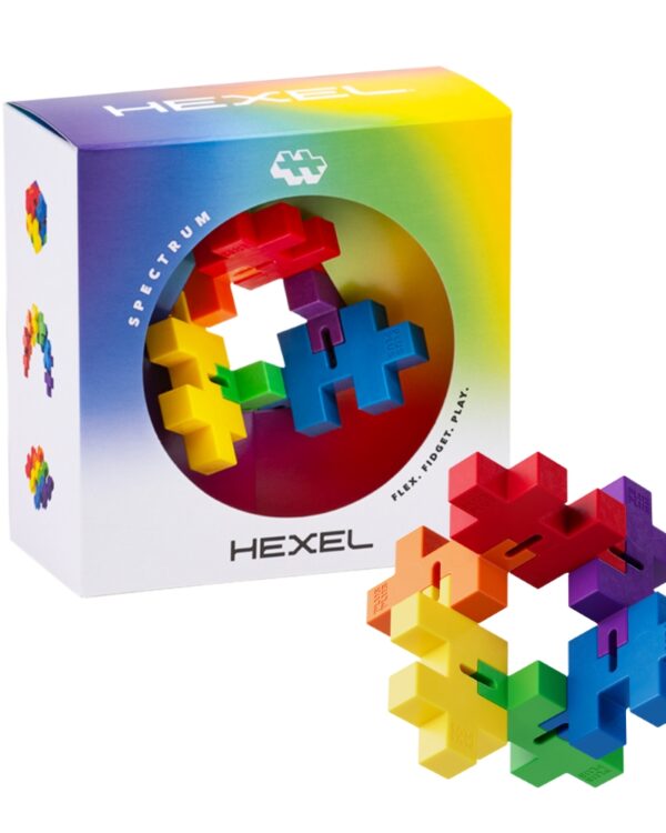 Plus Plus antistresinis žaislas, Hexel Spectrum