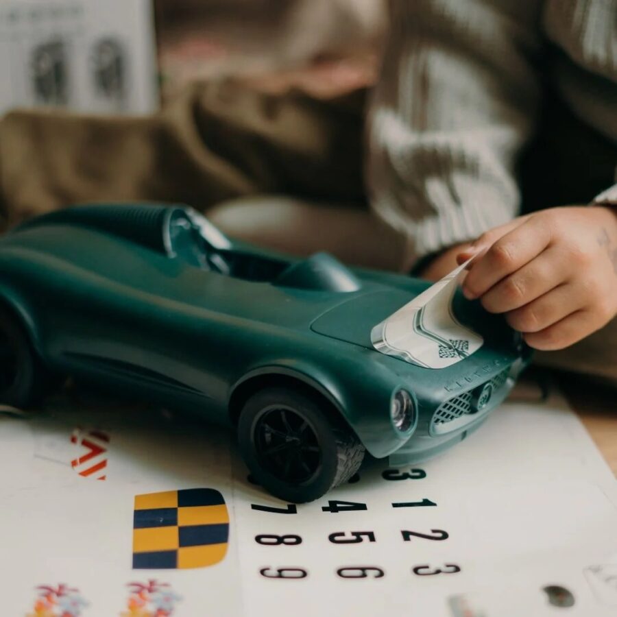 KidyWolf Nuotoliniu būdu valdomas lenktyninis automobilis, žalias - Image 2