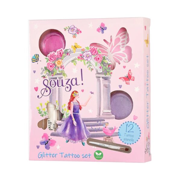 Souza blizgučių tatuiruočių rinkinys “Princess”