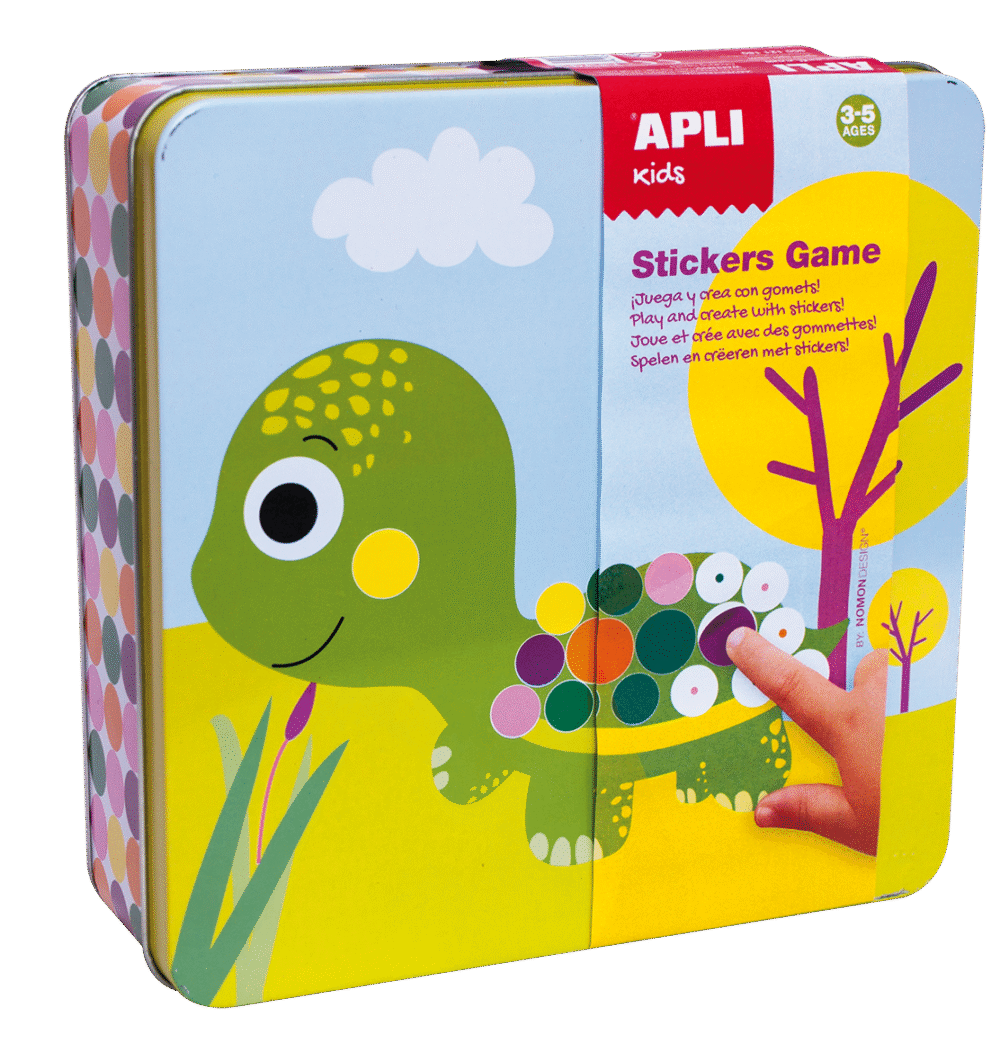 APLI Kids lipdukų žaidimas GYVŪNAI
