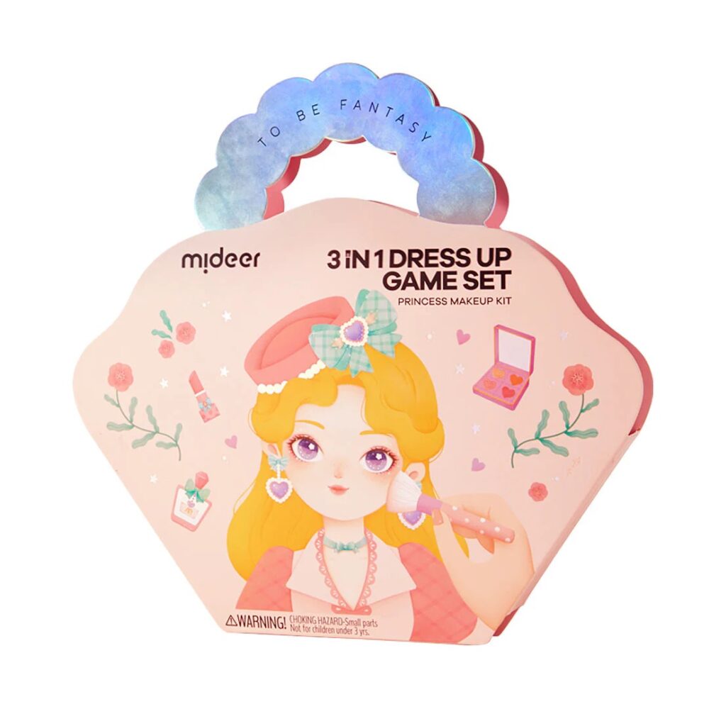 MIDEER 3IN1 kūrybinių dirbtuvių rinkinys  PRINCESĖS FANTAZIJŲ MAKIAŽAS