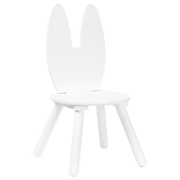 JOX medinė vaikiška kėdutė – WHITE RABBIT