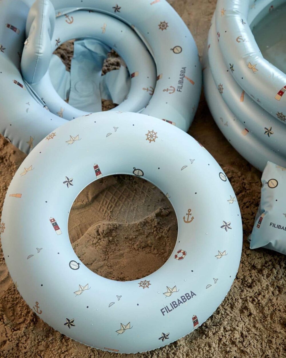 Filibabba plaukimo ratas “Little sailor”
