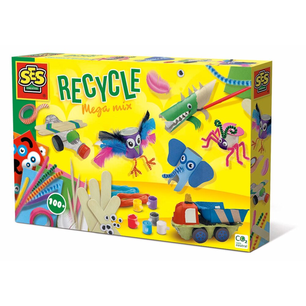 SES Creative kūrybinis rinkinys – Recycle Mega Mix
