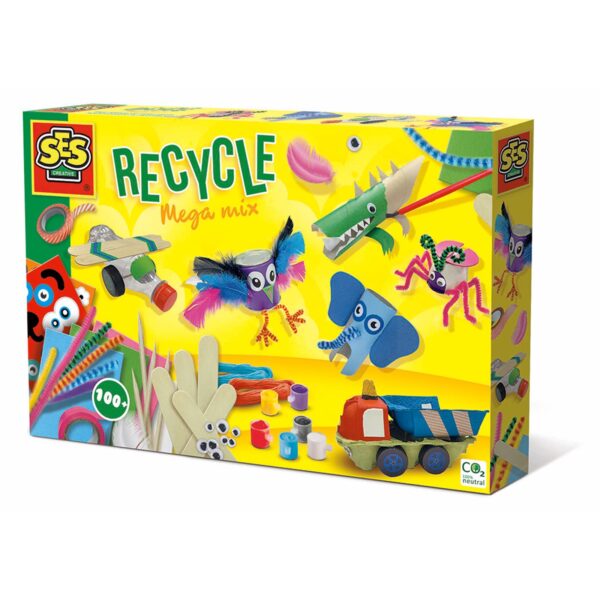 SES Creative kūrybinis rinkinys – Recycle Mega Mix