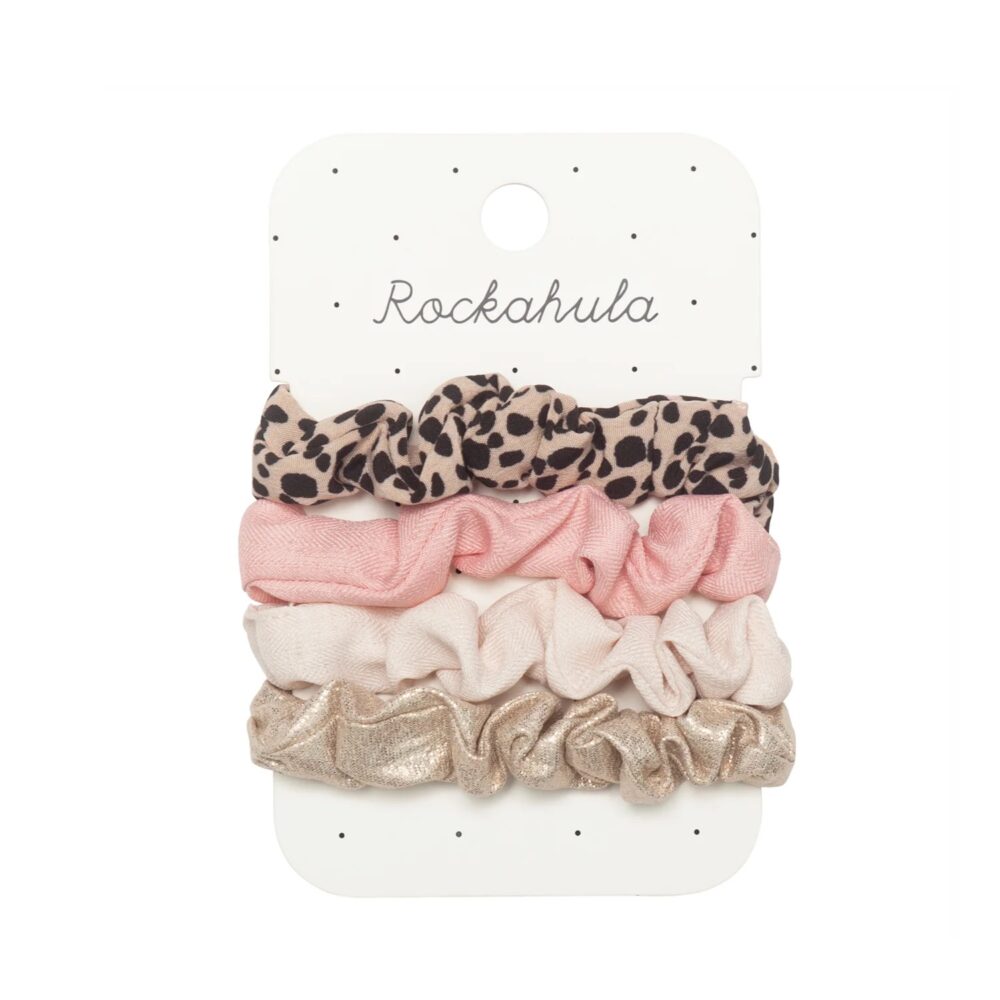 ROCKAHULA plaukų gumyčių  rinkinys “Leopard Scrunchie Set”