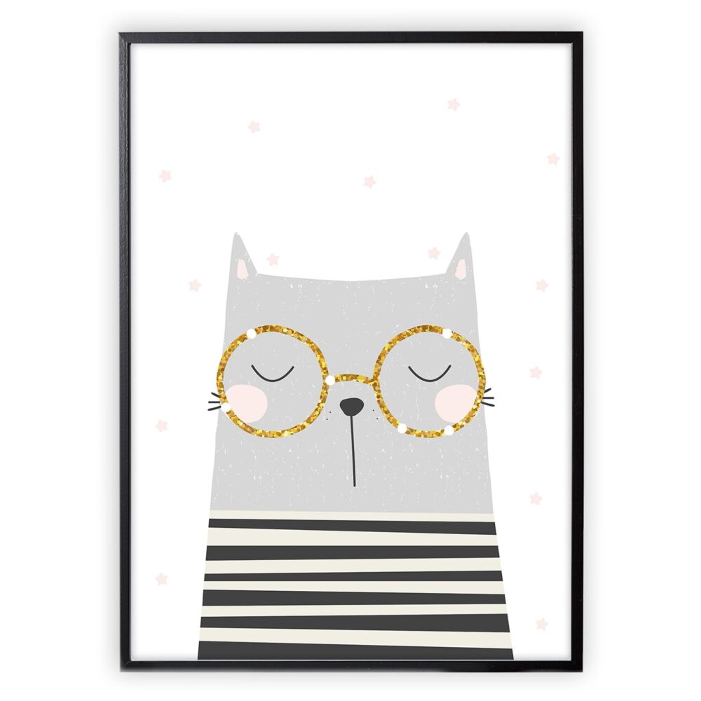 XO Plakatas “Cat With Mask”