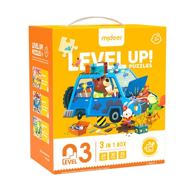 MIDEER Level Up Dėlionės – 3 Lygis Miesto Komandos