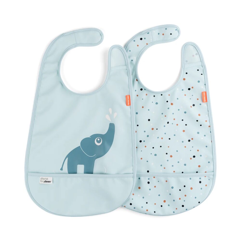 DONE BY DEER seilinukas su velcro 2 pak – elphee – blue