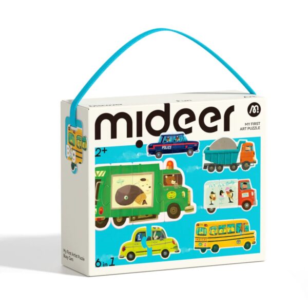 MIDEER Pirmoji Dėlionė Statybų Automobiliai