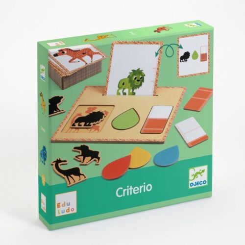 DJECO Edukacinis žaidimas  Eduludo - Kriterijai