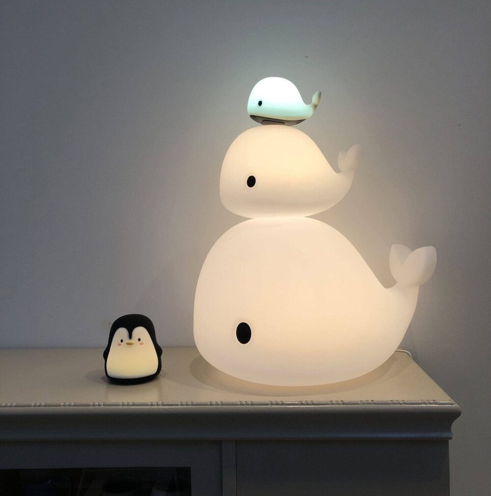 FILIBABBA LED lempa – banginis Kristianas 30 cm