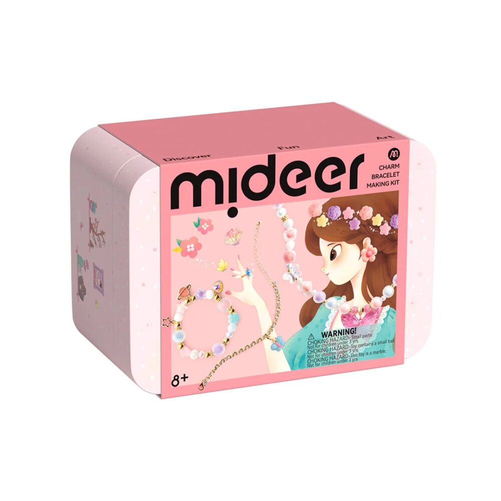 MIDEER papuošalų kūrimo rinkinys su papuošalų dėžute