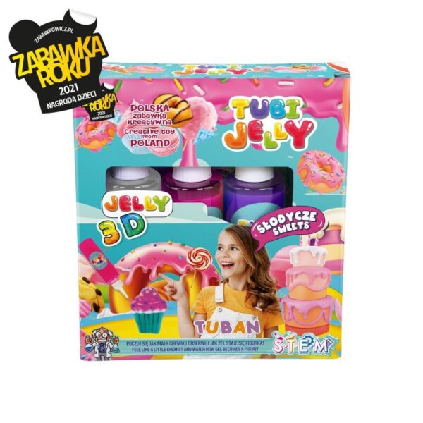 3 spalvų Tubi Jelly rinkinys – Saldainiai