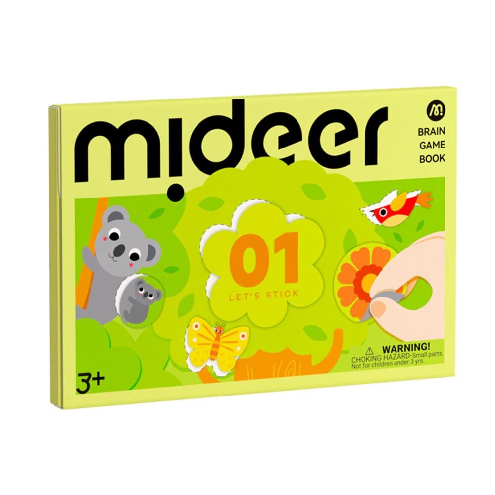 Mideer Lipdukų Klijavimo Užduočių Knyga Level 1