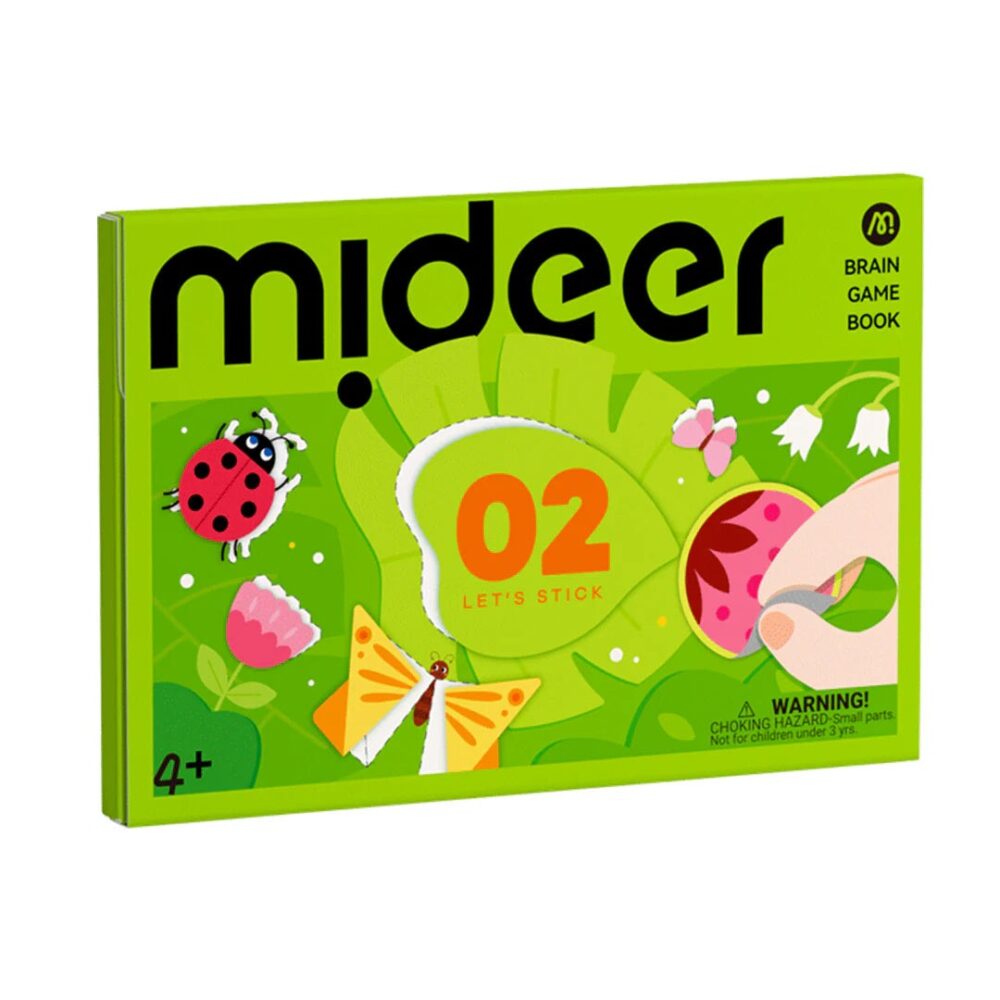 Mideer Lipdukų Klijavimo Užduočių Knyga Level 2