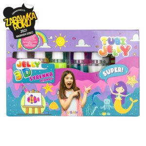 6 spalvų Tubi Jelly rinkinys - Undinė