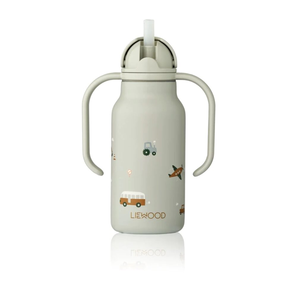 Liewood KIMMIE STEEL gertuvė – VEHICLES / DOVE BLUE 250ml