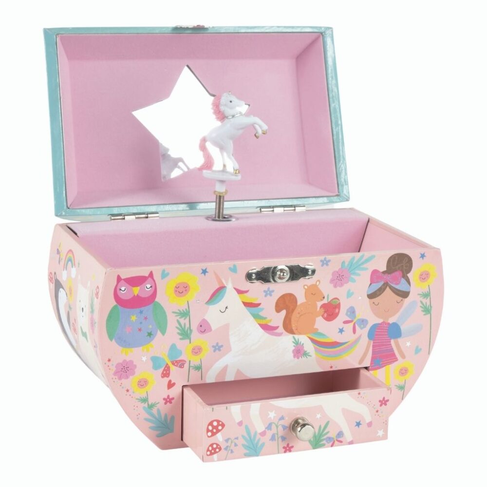 FLOSS&ROCK Muzikinė papuošalų dėžutė, Fėja, ovali