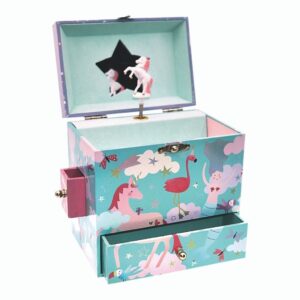 FLOSS&ROCK Muzikinė papuošalų dėžutė su pastalčiukais, Fantazija, didelė