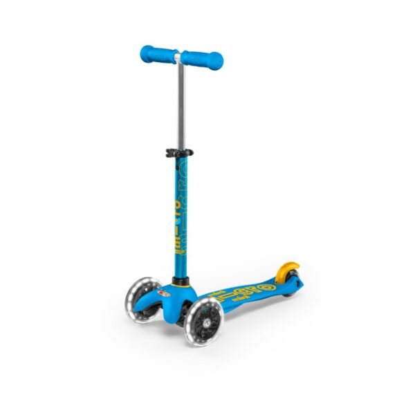 Mini Micro paspirtukas – Deluxe LED Ocean Blue