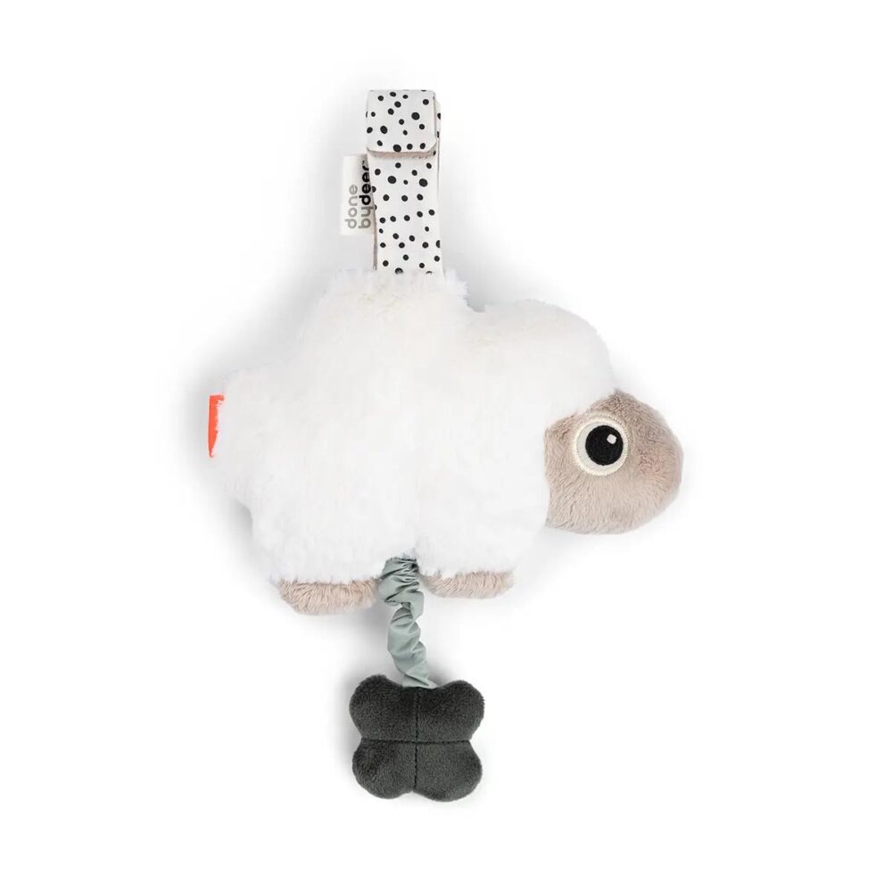 DONE BY DEER Muzikinis žaislas  – sheepy – sand