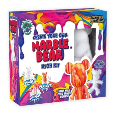 SPLAT PLANET kūrybinis rinkinys MARBLE BEAR NEONAS
