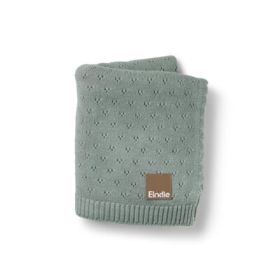 ELODIE megztas pledas kūdikiui PEBBLE GREEN