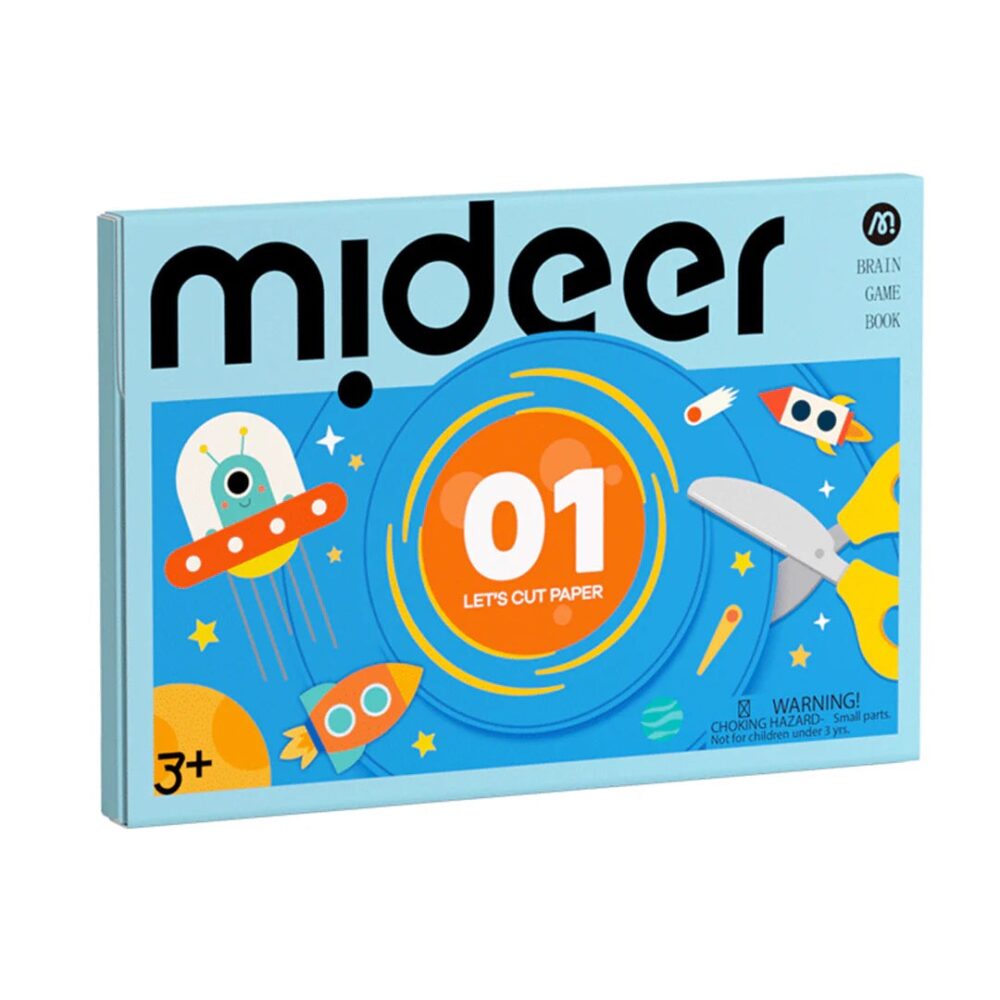 MIDEER popieriaus karpinių užduočių knyga Level 1
