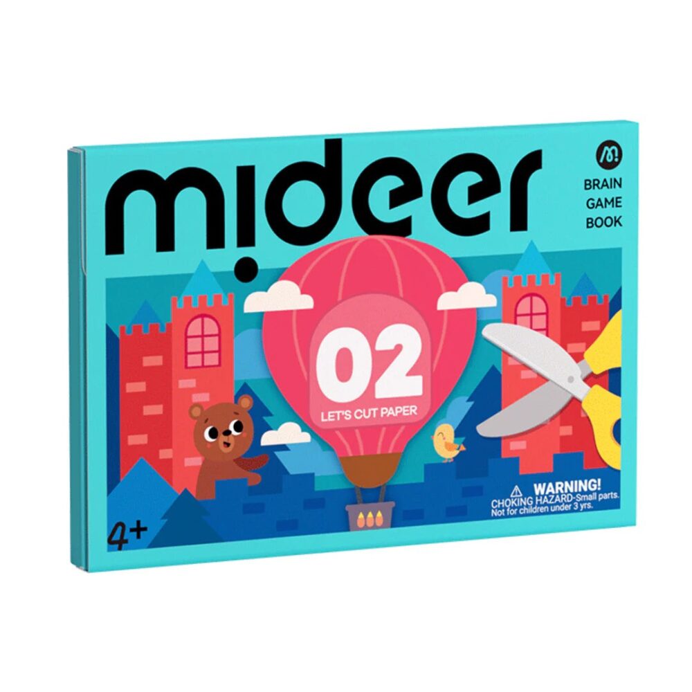 MIDEER popieriaus karpinių užduočių knyga Level 2