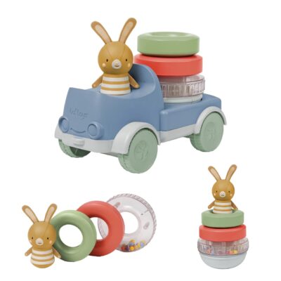 TAF TOYS lavinamasis žaislas BUNNY STACKER TRUCK