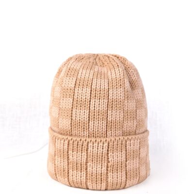 MRS ERTHA Kepurė Squares Bennies PEANUT