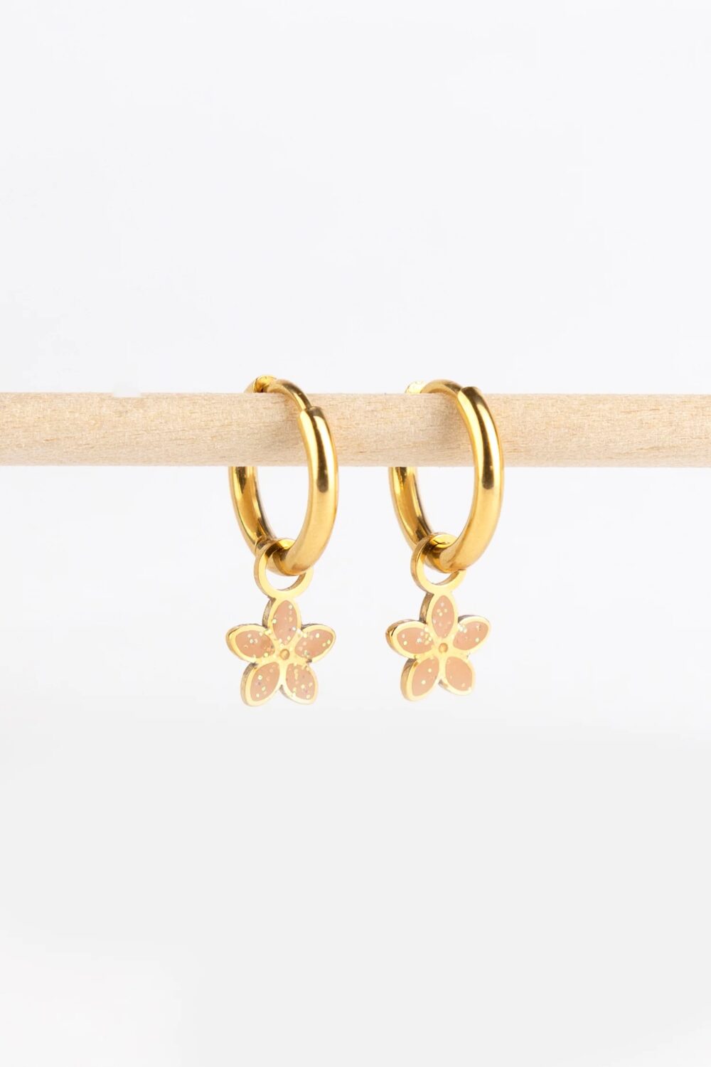 MRS ERTHA pakabukai auskarams GOLDEN FLORA