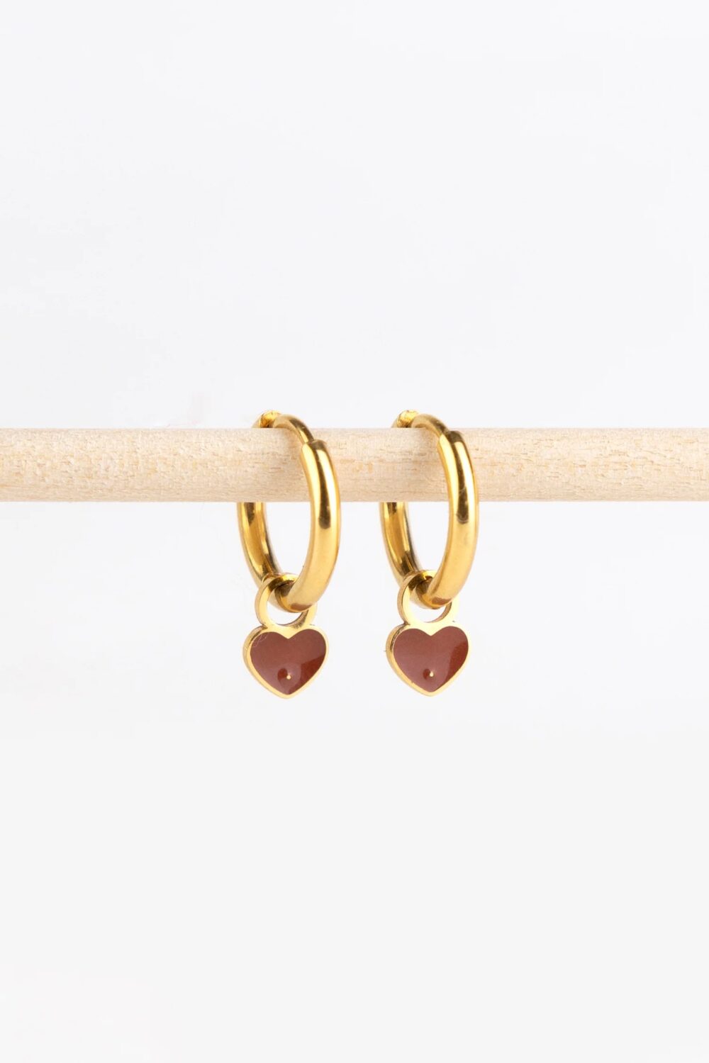 MRS ERTHA pakabukai auskarams TINY HEART