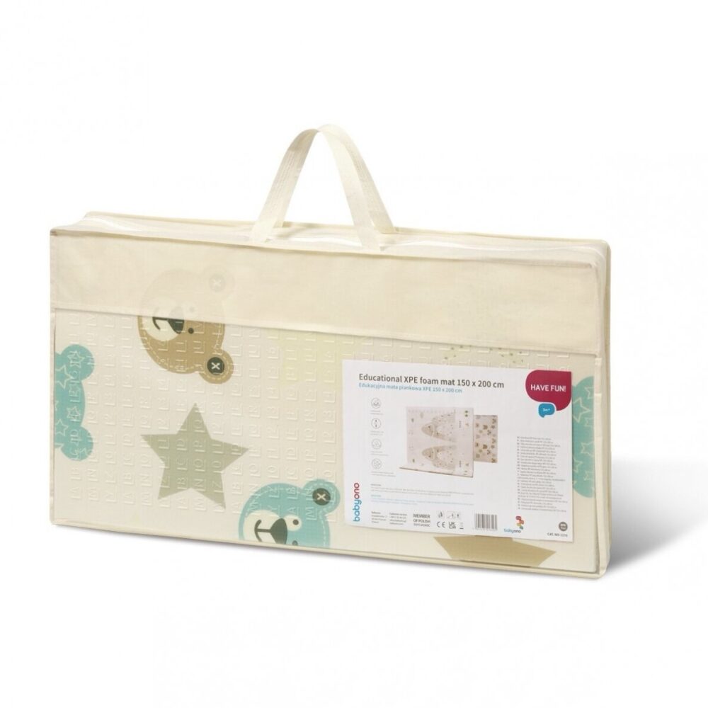 BABYONO MINKŠTAS LANKSTOMAS ŽAIDIMŲ KILIMĖLIS