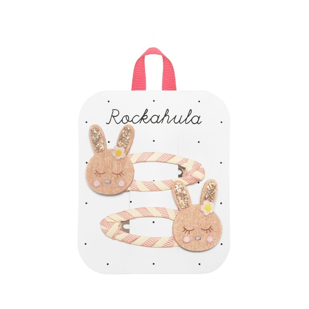 ROCKAHULA zuikučio segtukai plaukams STRIPY BUNNY CLIPS