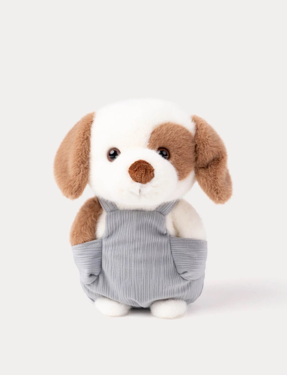 TEDDYKOMPANIET minkštas žaislas DOG WITH DUNGAREES
