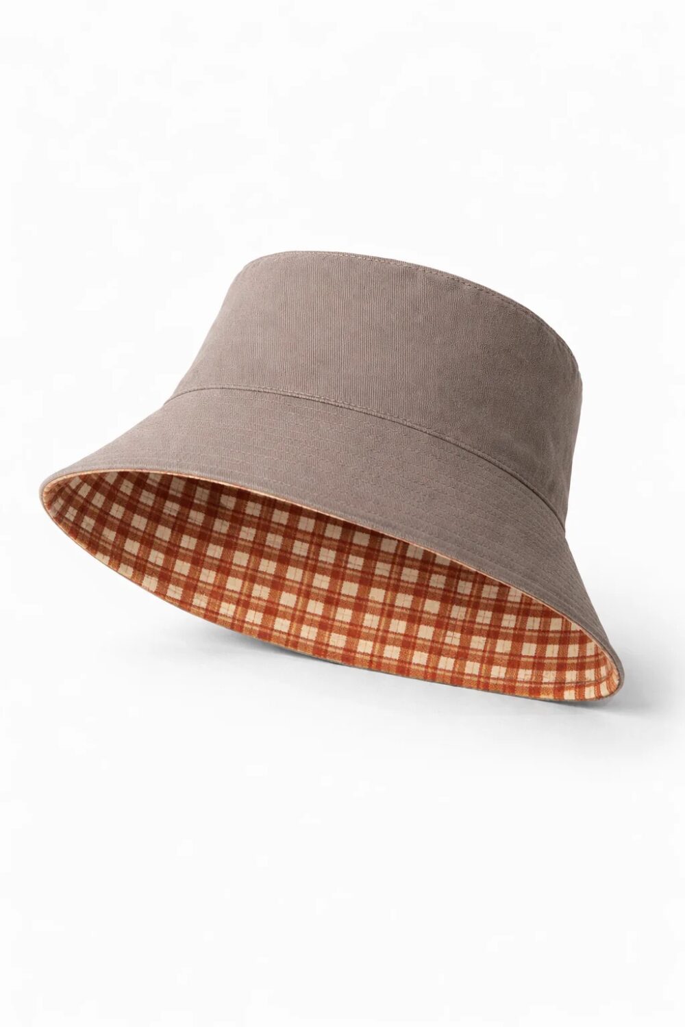 MRS ERTHA dvipusė kepurė HONEY PLAID 3-6 metų