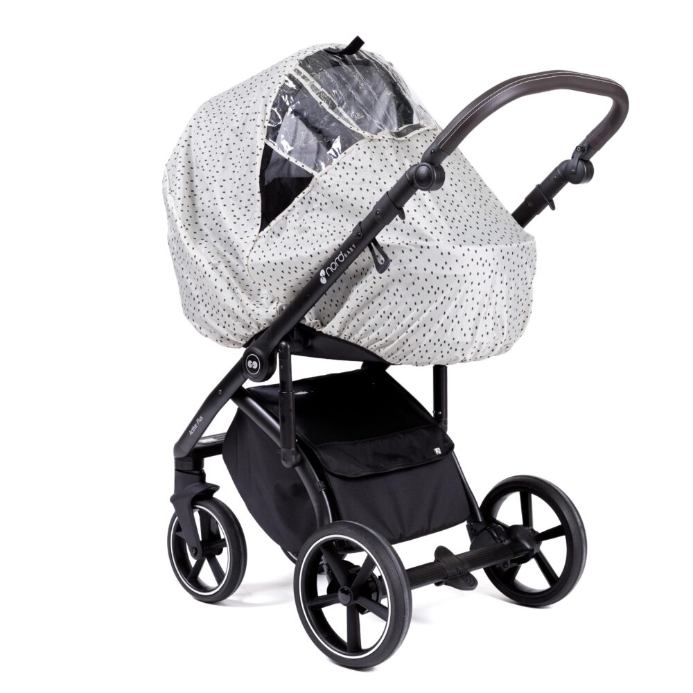Nordbaby universali lietaus apsauga Beige dotty