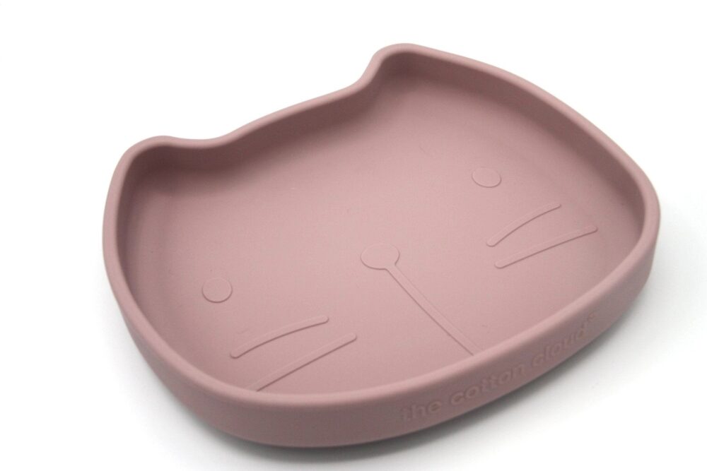 Silikoninė prilimpanti lėkštė PIPPA MAUVE